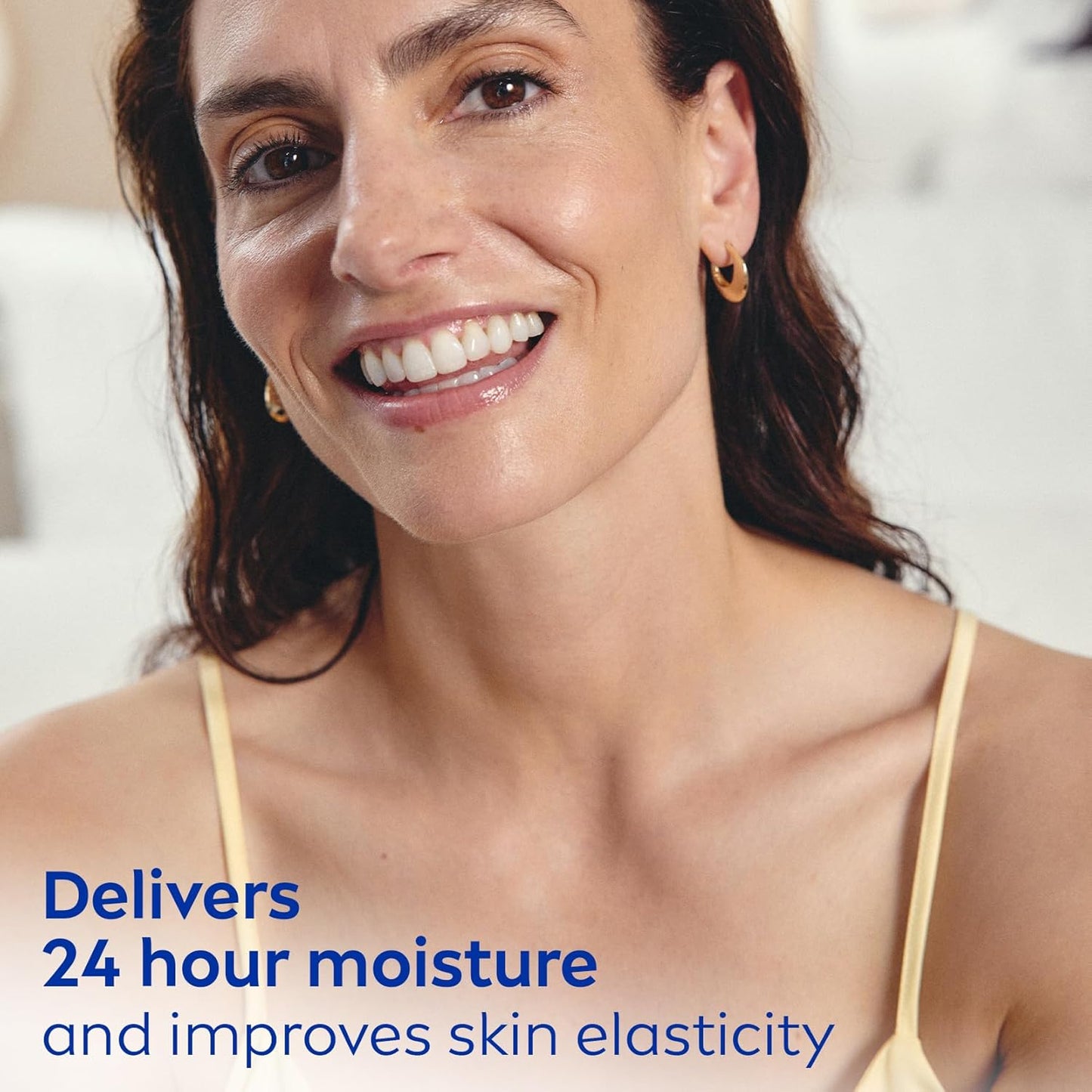 NIVEA Skin Firming & anti Wrinkle Neck & Chest Cream with Coenzyme Q10, Creatine and Provitamin B5, Skin Firming Cream Reduces the Look of Fine Lines and Wrinkles, 6.7 Oz Tube