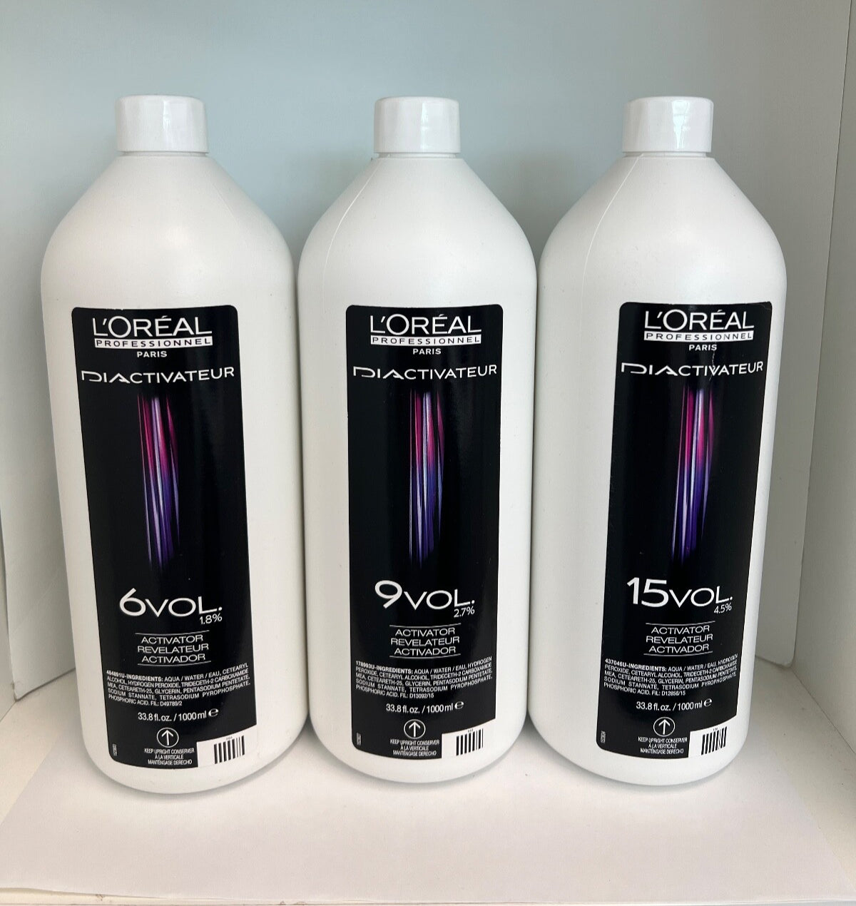 Loreal Diactivateur Developer 6, 9, 15 Volume You Choose!