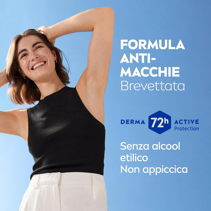 Nivea Black & White Black Invisible Original Deo Roll-On, 6Er Pack (6 X 50 Ml), Anti-Transpirant, Parfüm, Reguliert Die Atmungsaktivität