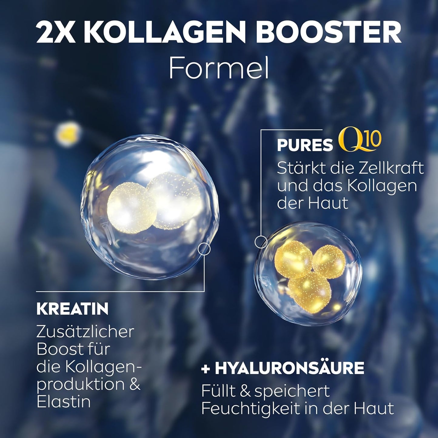 NIVEA Anti-Falten POWER Q10 Extra Straffende Tagespflege LSF 30, Gesichtspflege Mildert & Beugt Falten Vor, Straffende Tagescreme Mit Purem Q10, Kreatin & Hyaluronsäure (50 Ml)