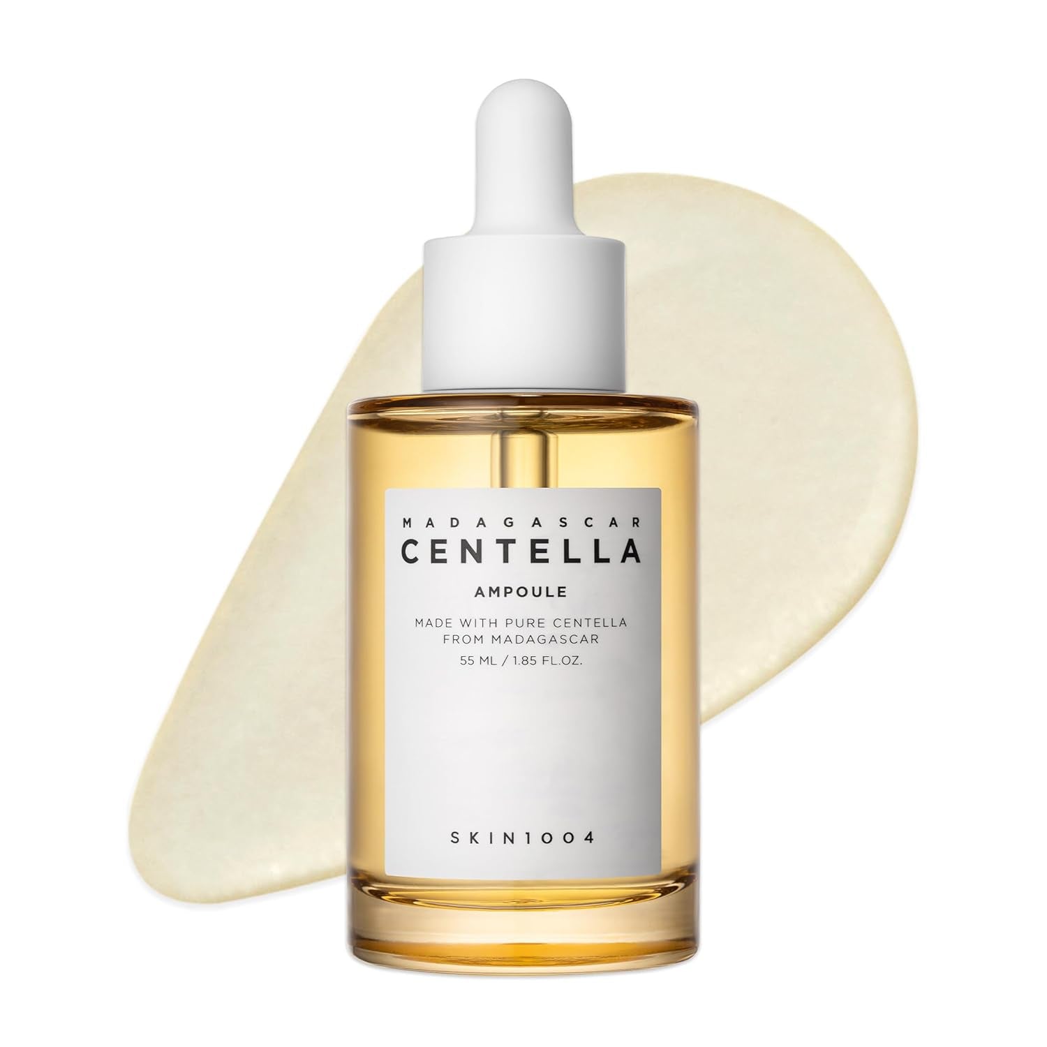 SKIN1004 Madagascar Centella Asiatica Ampoule Facial Serum 1.85 Fl.Oz, 55Ml, Soothes Acne Prone and Sensitive Skin