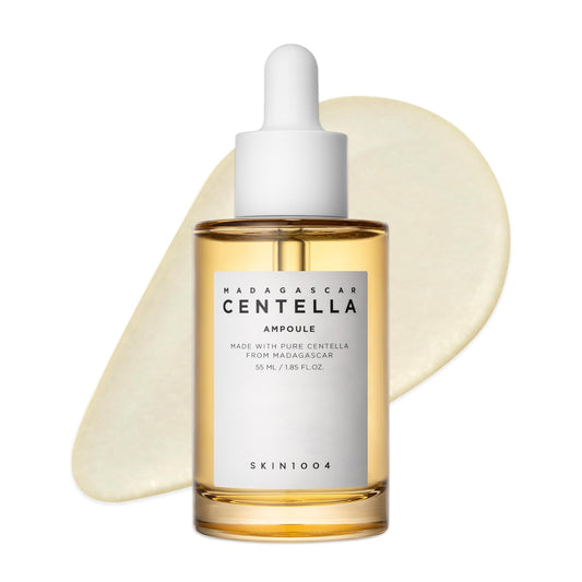 SKIN1004 Madagascar Centella Asiatica Ampoule Facial Serum 1.85 Fl.Oz, 55Ml, Soothes Acne Prone and Sensitive Skin
