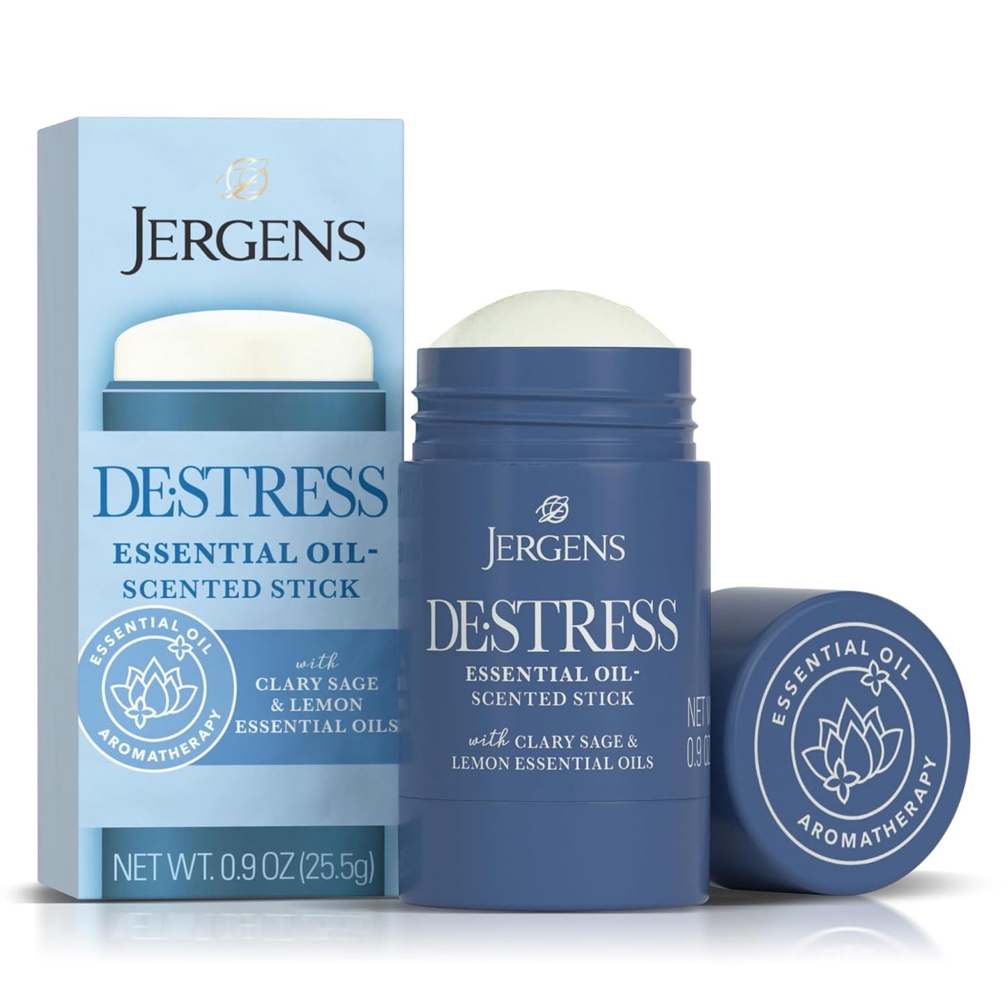 Jergens Sleep Stick Restful Blend Essential Oil Balm, Aromatherapy with Lavender & Evening Primrose Essential Oil, 0.9 Oz
