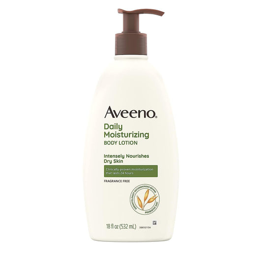 Daily Moisturizing Body Lotion with Soothing Oat and Rich Emollients, Fragrance-