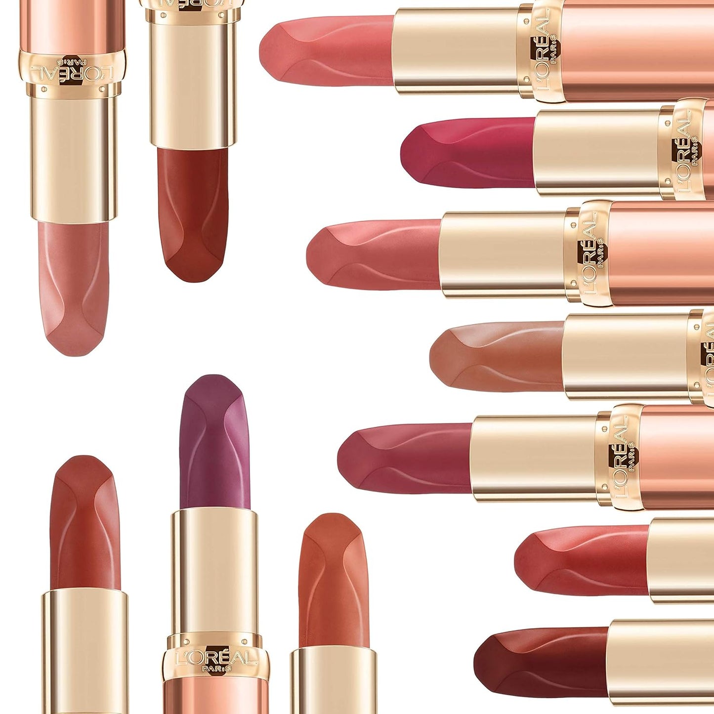 L'Oreal Paris Colour Riche Les Nus Lipstick, Nu Irreverent, 0.13 Oz.