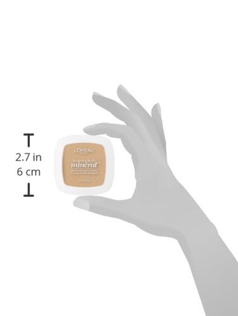 L’Oréal Paris True Match Mineral Pressed Powder, Nude Beige, 0.31 Ounce