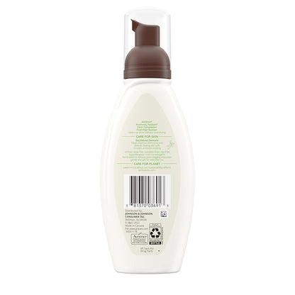 Aveeno Clear Complexion Foaming Oil-Free Facial Cleanser with Soy Extract & 0.5% Salicylic Acid, Acne Treatment Face Wash for Acne-Prone Skin, Sulfate-Free & Hypoallergenic, 6 Fl. Oz
