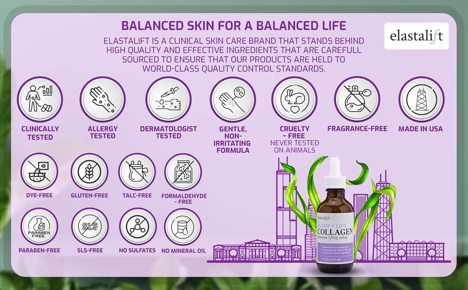 Elastalift Collagen Serum: Enhance Skin Firmness, Lift, and Hydration for a Youthful Appearance