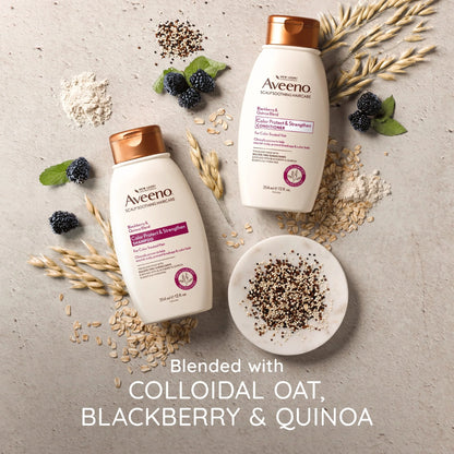 Blackberry & Quinoa Strengthening Shampoo for Color-Treated Hair, 12 Fl Oz