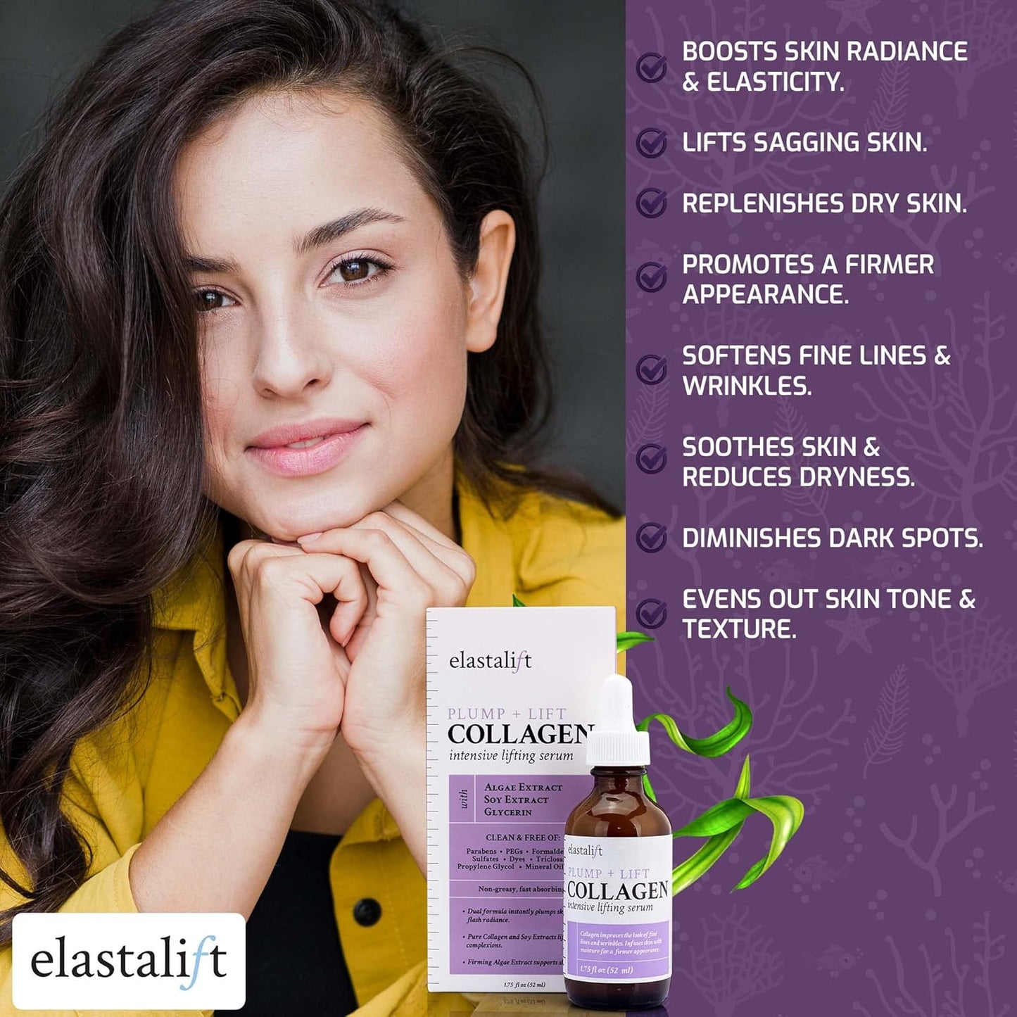 Elastalift Collagen Serum: Enhance Skin Firmness, Lift, and Hydration for a Youthful Appearance