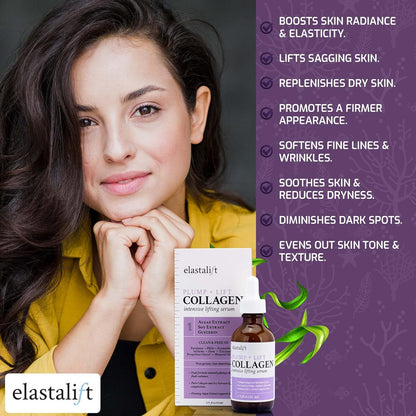 Elastalift Collagen Serum: Enhance Skin Firmness, Lift, and Hydration for a Youthful Appearance