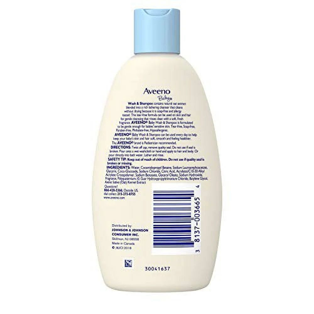 Baby Wash and Shampoo 8 Oz