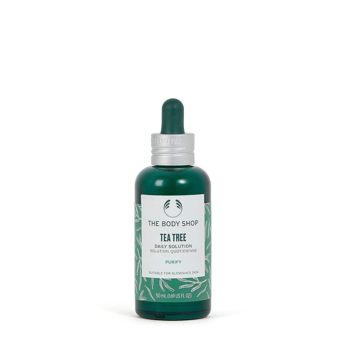 The Body Shop Tea Tree Daily Solution Serum - Purifying - for Oily, Blemished Skin - 1.69 Fl Oz