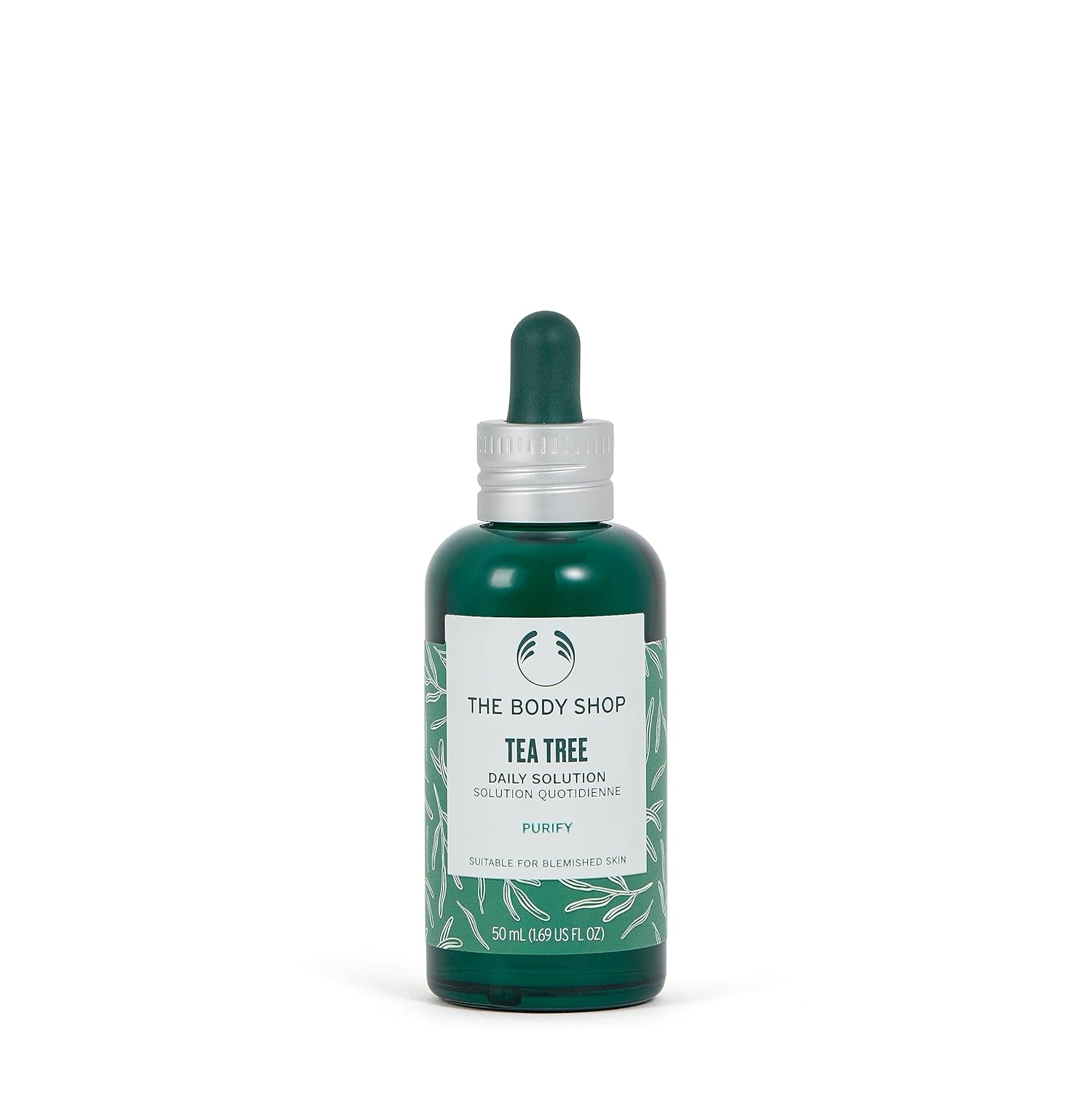 The Body Shop Tea Tree Daily Solution Serum - Purifying - for Oily, Blemished Skin - 1.69 Fl Oz