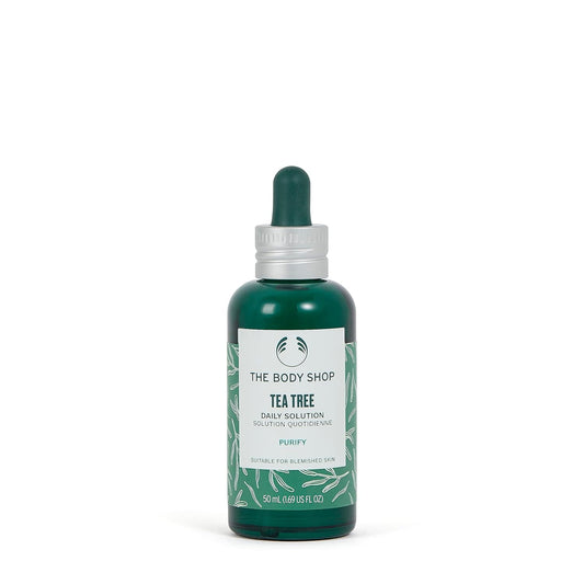 The Body Shop Tea Tree Daily Solution Serum - Purifying - for Oily, Blemished Skin - 1.69 Fl Oz