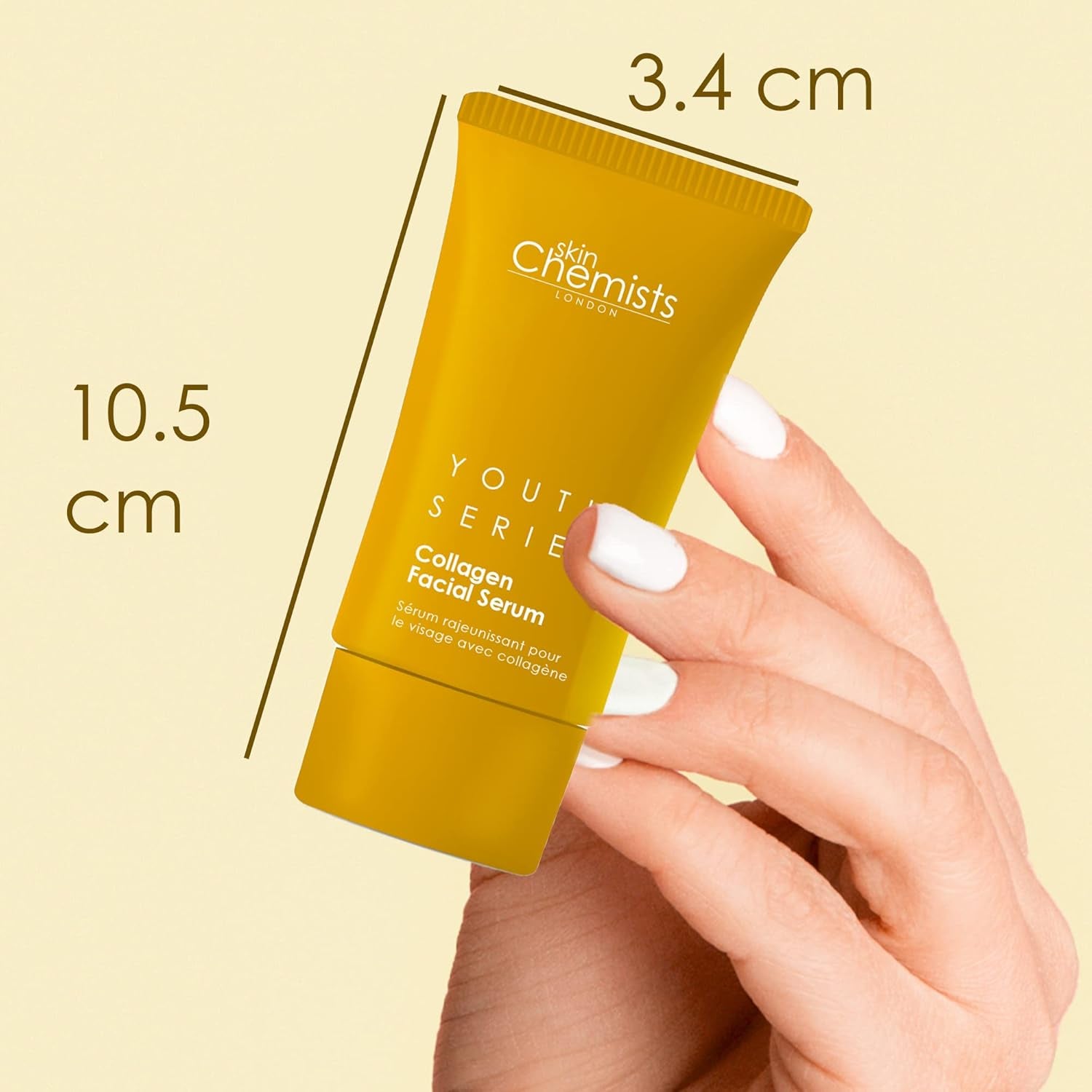 Transform Your Skin with Skin Chemists Collagen Face Serum! 🌟 Say goodbye to wrinkles and fine lines with our plant-based formula enriched with marine amino acids. Perfect for a youthful glow! ✨ #AntiAging #SkincareMagic