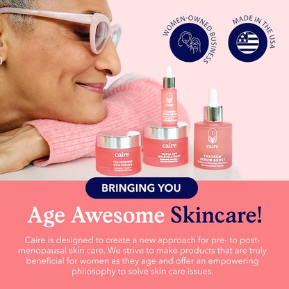 Caire ‘Own Your Age’ Bioavailable Hyaluronic Acid Collagen Peptide Serum for Face, Eyes + Neck | 15Ml