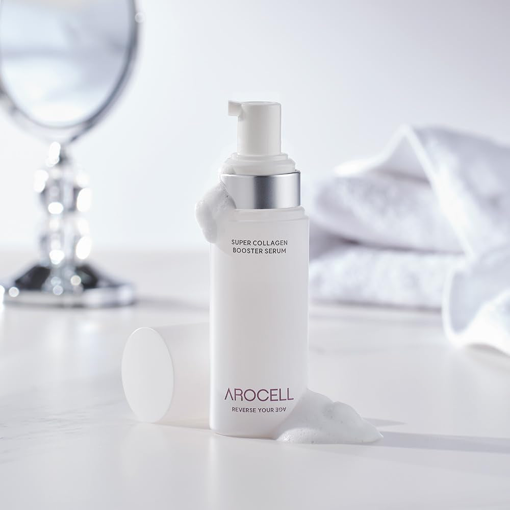 Boost Your Glow with AROCELL Super Collagen Bubble Serum! ✨💧 Perfect for Volume, Elasticity, and Hydration! #KBeauty #SkincareEssentials