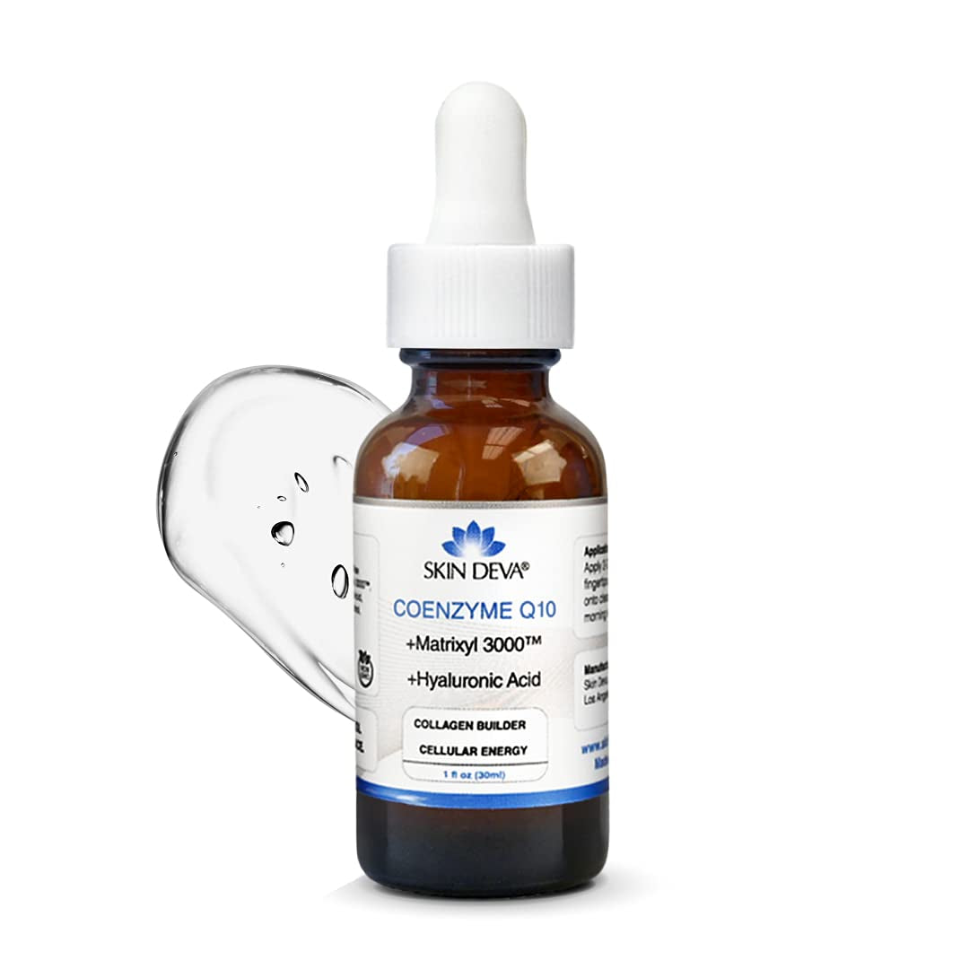 Revitalize Your Skin with SKIN DEVA's Powerful Anti-Aging Serum! 💖✨ Packed with Coenzyme Q10, Matrixyl 3000, and Hyaluronic Acid for Youthful Glow! #SkincareGoals #AntiAging