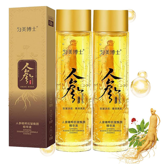 Ginseng Extract Liquid and Peptide Anti-Aging Serum Duo for Firming and Reducing Fine Lines (2PCS)