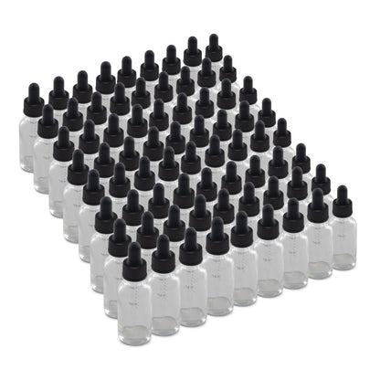 The Bottle Depot - 24 Pack - 1 Oz Glass Bottle with Dropper - Green - 20-400 Neck Finish - Boston round Bottles - UV Rays Protection
