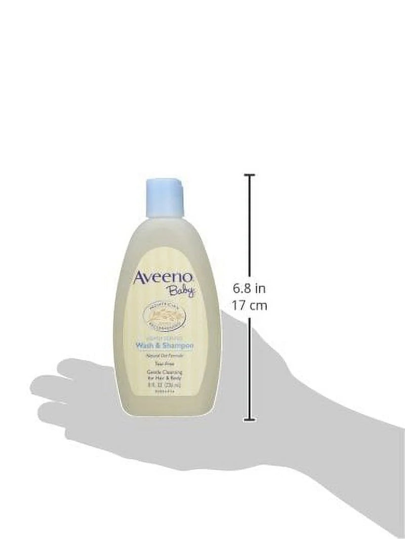 Baby Wash and Shampoo 8 Oz