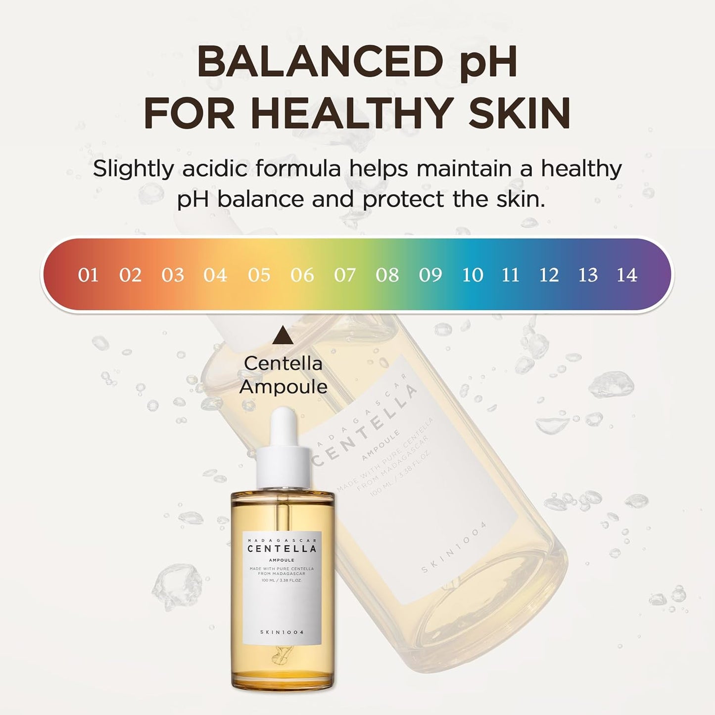 SKIN1004 Madagascar Centella Asiatica Ampoule Facial Serum 1.85 Fl.Oz, 55Ml, Soothes Acne Prone and Sensitive Skin