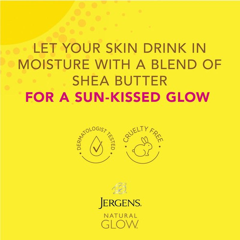 Jergens Natural Glow Wet Skin Moisturizer Self Tanning Lotion 7.5 Fl Oz