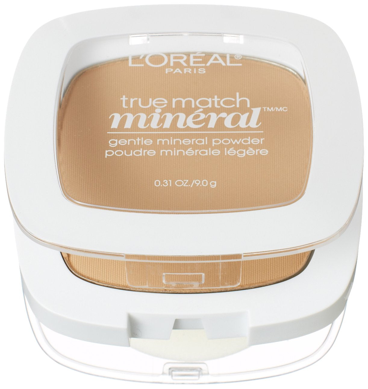 L’Oréal Paris True Match Mineral Pressed Powder, Nude Beige, 0.31 Ounce