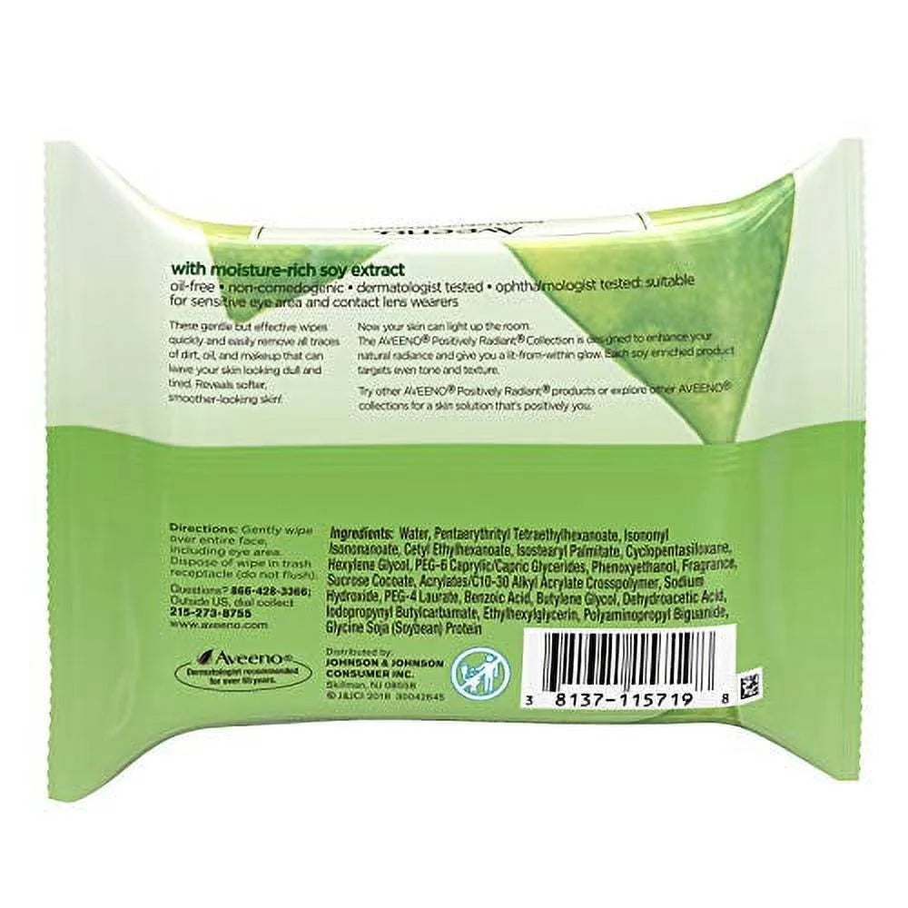 Positively Radiant Oil-Free Makeup Removing Face Wipes