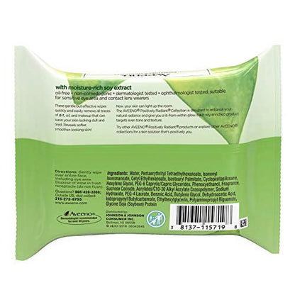 Positively Radiant Oil-Free Makeup Removing Face Wipes