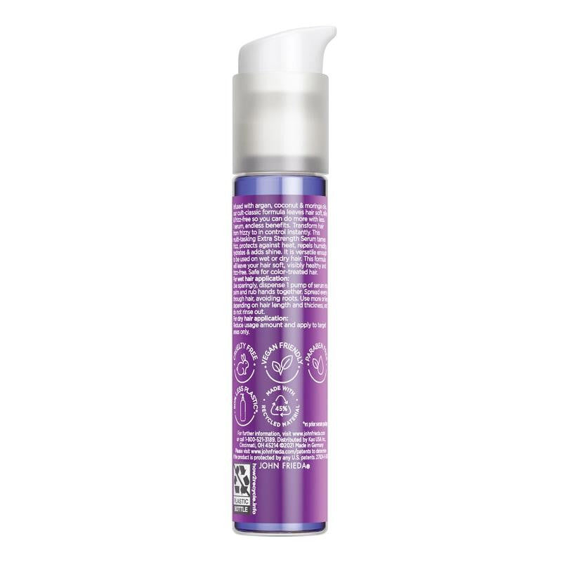 Frizz Ease Extra Strength Hair Serum, Anti-Humidity Spray with Coconut Oil, 1.69