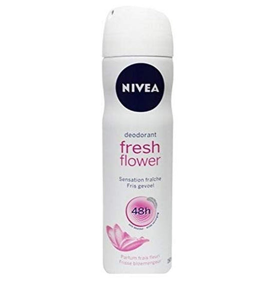 3 X NIVEA Deospray Women "Fresh Flower" - 150 Ml