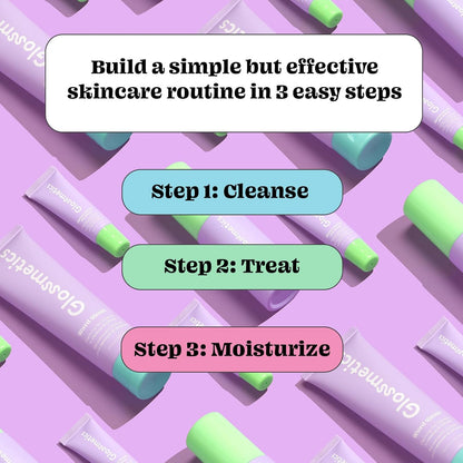 Glossmetics Peptide Glazed Face Serum for Women - Hydrating, Pore Tightening, Illuminating 5% Niacinamide Serum for Face with Hyaluronic Acid Serums for Skin Care