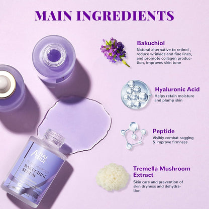 Glow Up with ANAI RUI Bakuchiol Face Serum 🌟 Your Retinol Alternative for Smoother, Youthful Skin! 💧✨ #Skincare #AntiAging #SensitiveSkin