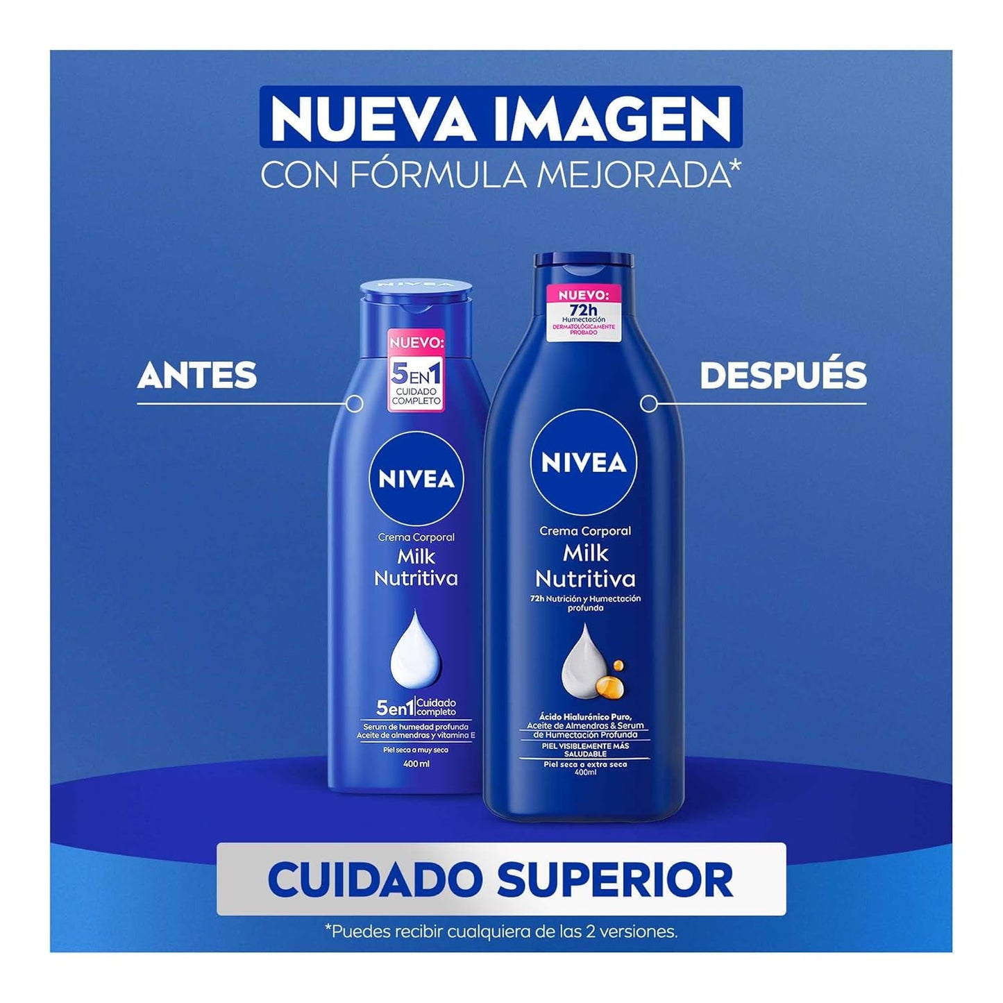 NIVEA Body Milk Nourishing 400 Ml.
