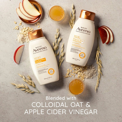 Apple Cider Vinegar Blend Shampoo for Clarify and Shine, 12 OZ