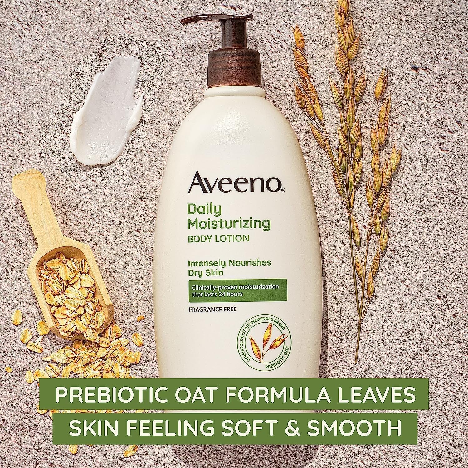 Daily Moisturizing Body Lotion with Soothing Oat and Rich Emollients, Fragrance-