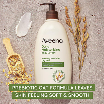 Daily Moisturizing Body Lotion with Soothing Oat and Rich Emollients, Fragrance-