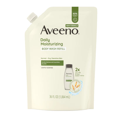 Daily Moisturizing Body Wash + Prebiotic Oat Refill, 36 Fl. Oz
