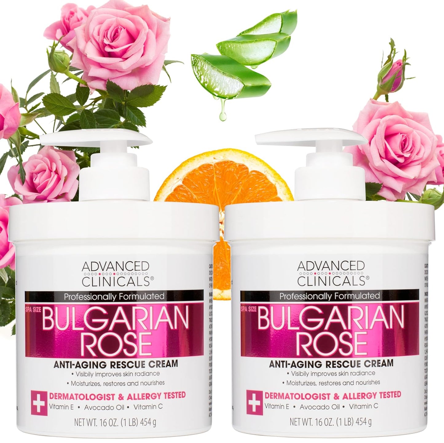 Collagen Body Cream and Face Serum Set - Unscented Formula for All Skin Types, Reduces Wrinkles and Dryness