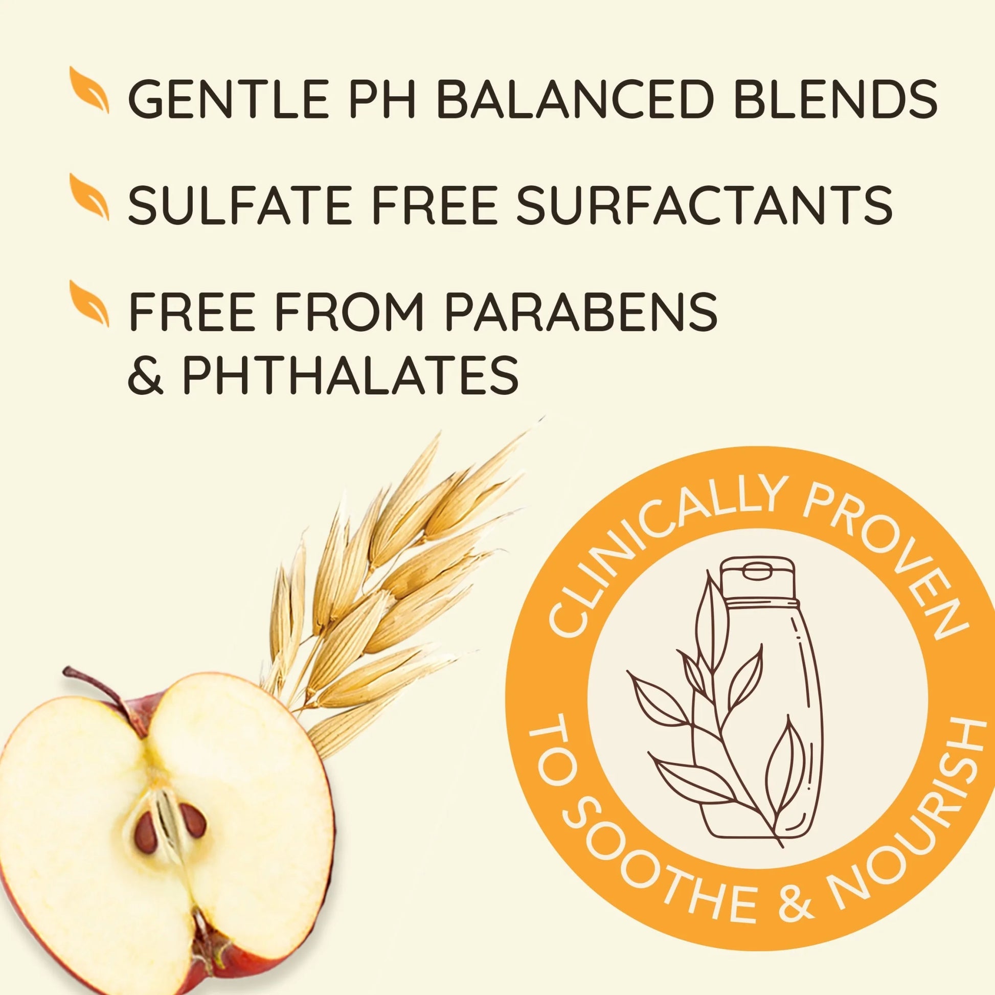 Apple Cider Vinegar Blend Shampoo for Clarify and Shine, 12 OZ