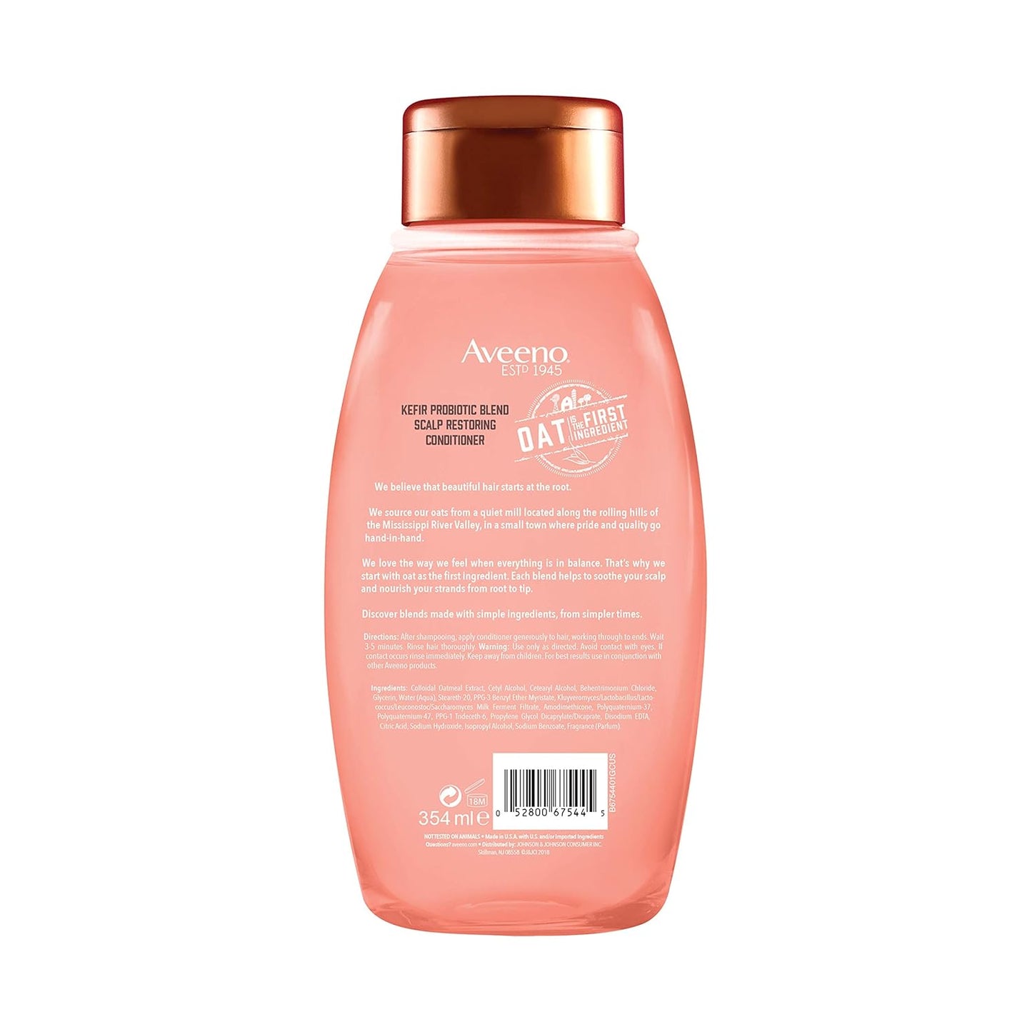 Aveeno Kefir Probiotic Blend Conditioner, Almond Blossom, 12 Fl Oz