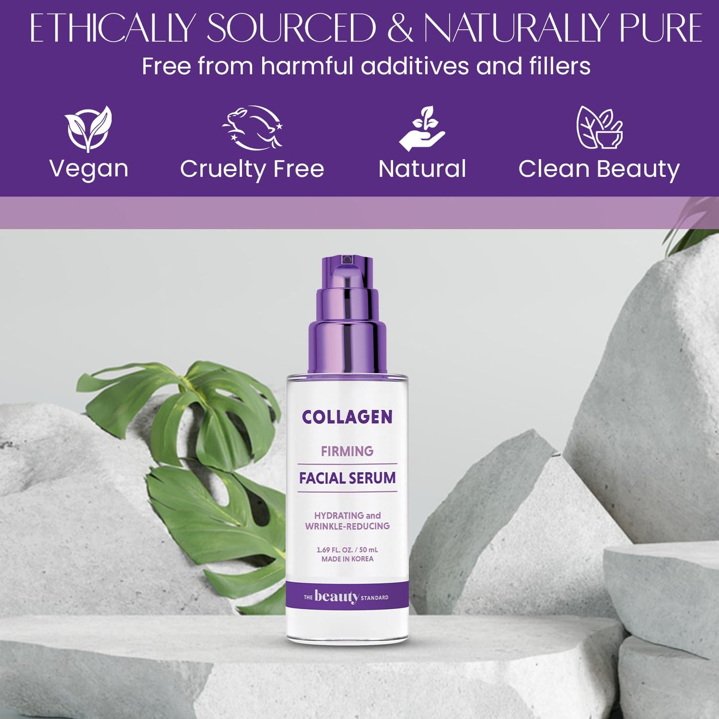 Get Your Glow On! 🌟 Collagen Face Serum - Anti-Aging, Hydrating, and Perfect for Every Skin Type! 💧✨ Clean Beauty, Cruelty-Free, and Dermatologist Approved! 🐰 #KoreanSkincare #GlowUp
