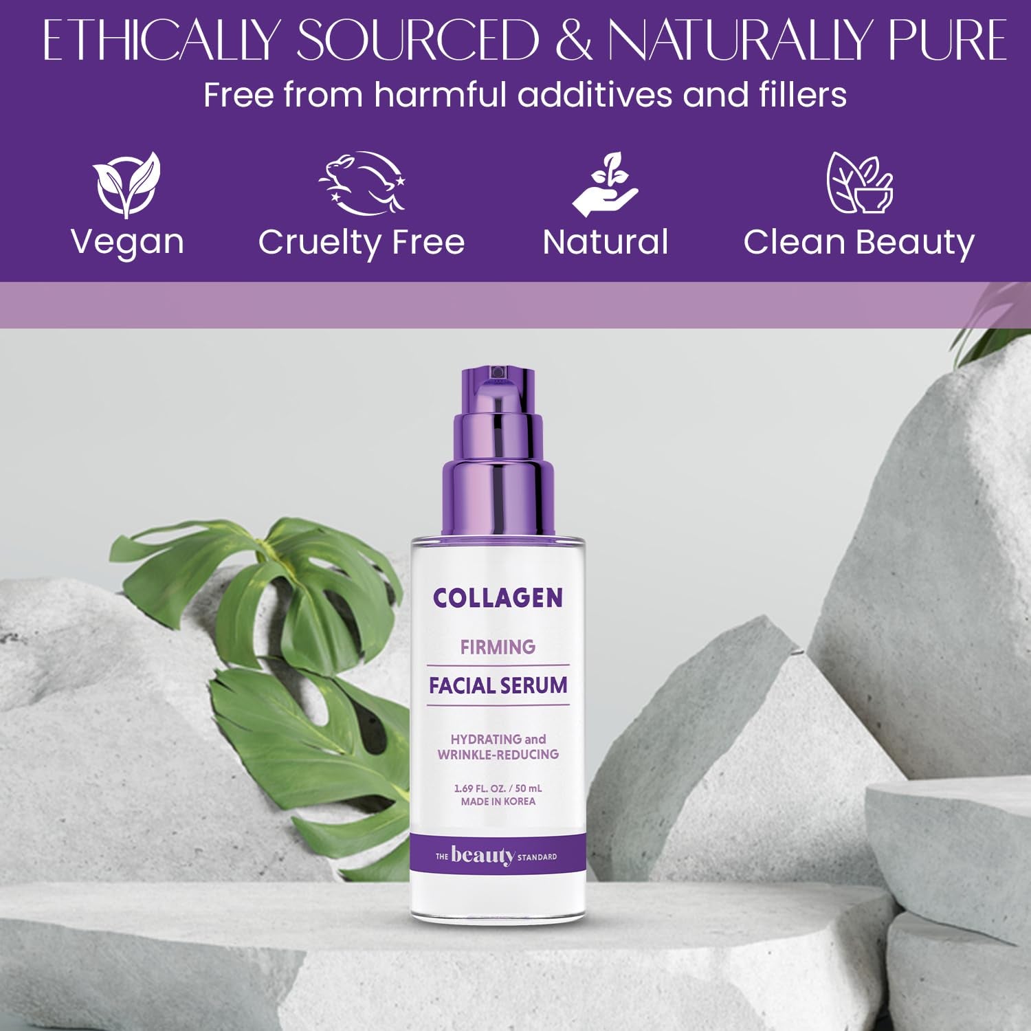 Get Your Glow On! 🌟 Collagen Face Serum - Anti-Aging, Hydrating, and Perfect for Every Skin Type! 💧✨ Clean Beauty, Cruelty-Free, and Dermatologist Approved! 🐰 #KoreanSkincare #GlowUp