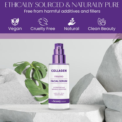 Get Your Glow On! 🌟 Collagen Face Serum - Anti-Aging, Hydrating, and Perfect for Every Skin Type! 💧✨ Clean Beauty, Cruelty-Free, and Dermatologist Approved! 🐰 #KoreanSkincare #GlowUp