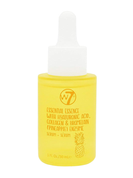 Glow Up with W7 Essential Essence Face Serum! 🍍✨ Packed with Hyaluronic Acid & Pineapple Extract for Rejuvenated, Protected Skin! #SkincareGoals #GlowGetter