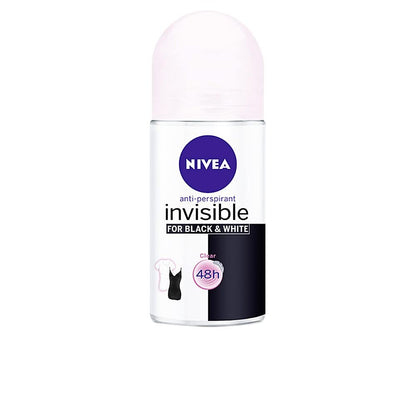 NIVEA 50Ml Invisible Black and White Clear Roll on anti Perspirant Deodorant Original 1 Count