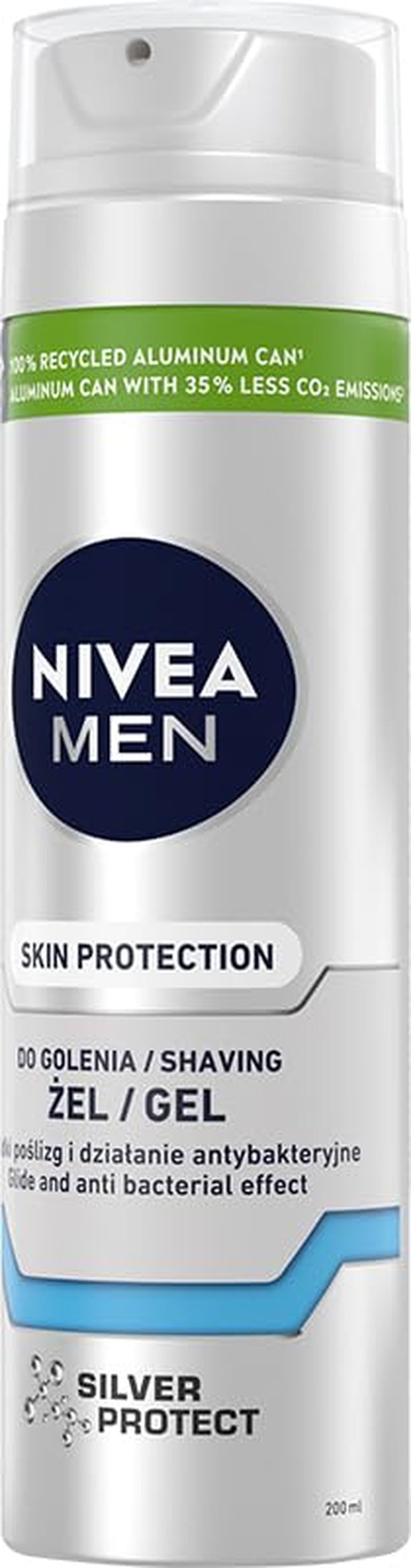 NIVEA NIVEA MEN Rasiergel Silver Protect 200 Ml
