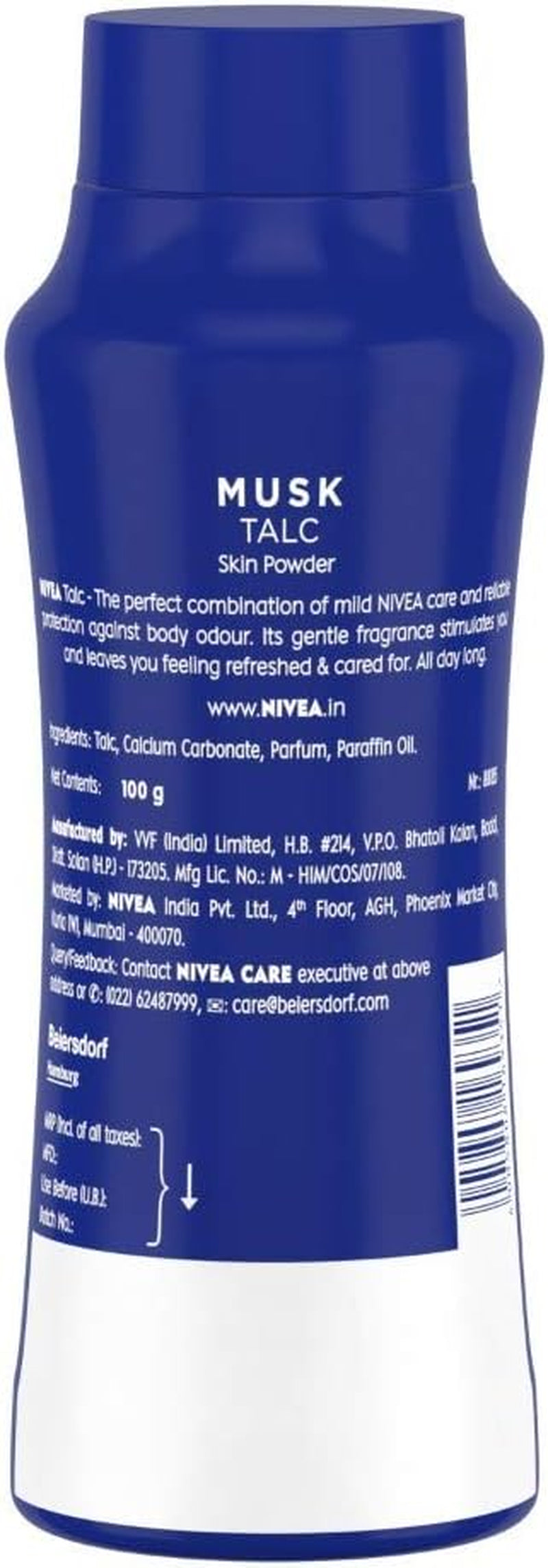 Nivea Musk Talc 100Gram